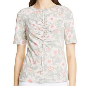Rebecca Taylor Kamea Floral Jersey Tee